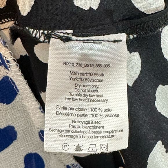 RIXO London Chelsea Dress Silk Polka Dot Maxi | Size M - Picture 11 of 12